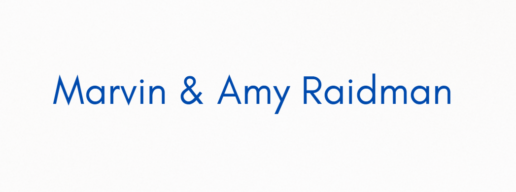 Marvin & Amy Raidman